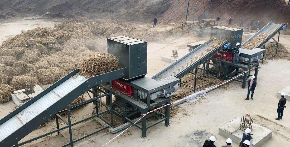 南亞大型生物質(zhì)秸稈兩級破碎項目