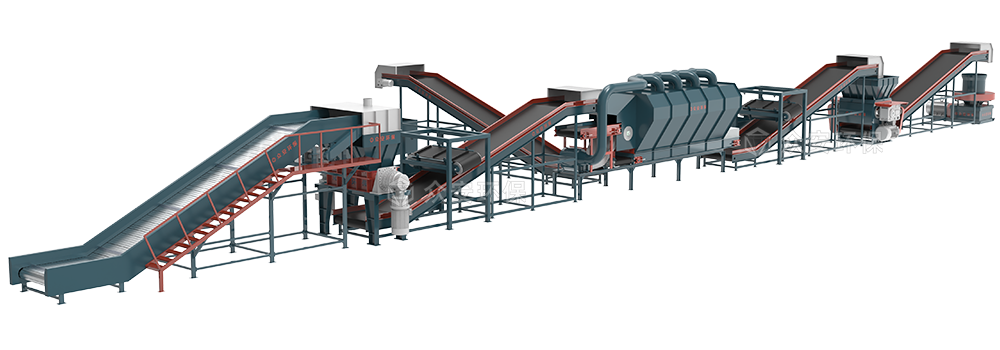 工業(yè)垃圾撕碎機 放生產(chǎn)線圖.png